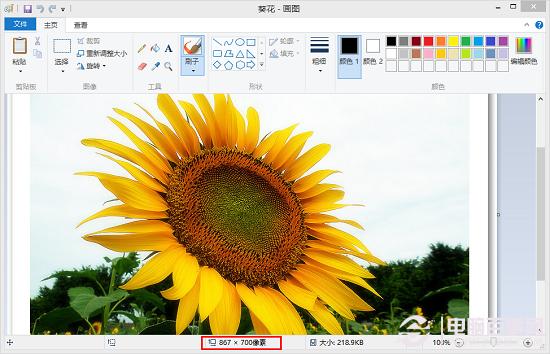 图片大小如何调整？Win8.1画图工具调整图片大小方法