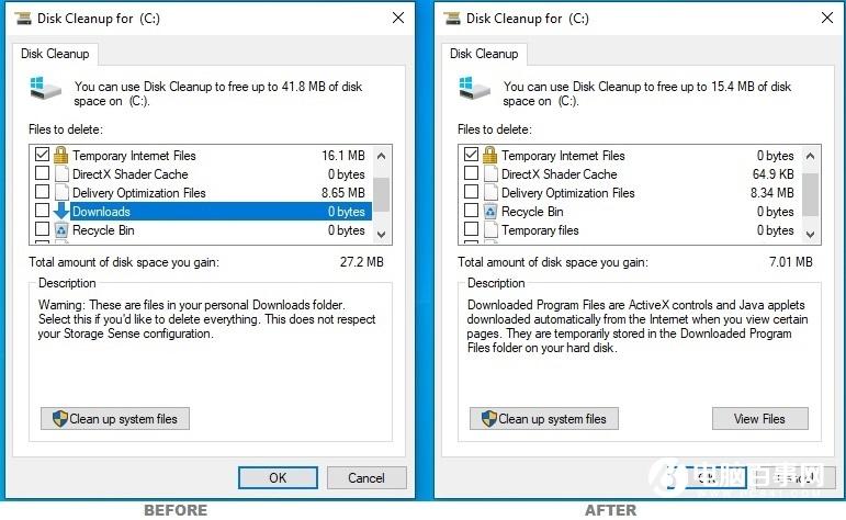 微软 Win10 版本 2004 磁盘清理不再清空 &ldquo;下载&rdquo;文件夹