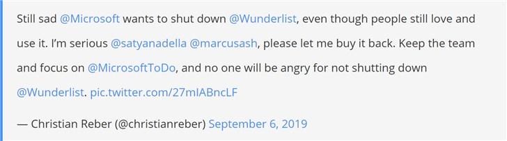 Wunderlist创始人后悔了，想要买回微软砍掉的奇妙清单