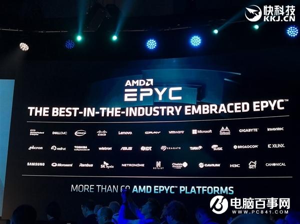 AMD正式发布二代霄龙：64核心128线程制霸 IPC性能猛增23％