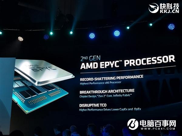 AMD正式发布二代霄龙：64核心128线程制霸 IPC性能猛增23％