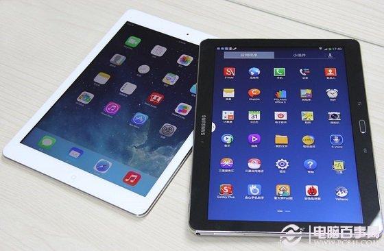顶级旗舰对比 三星Note 10.1与iPad Air外观全面对比