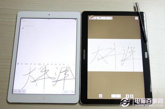 顶级旗舰对比 三星Note 10.1与iPad Air外观全面对比