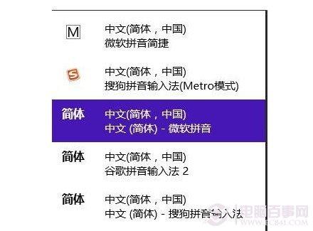 Win8怎么切换输入法 Win8输入法切换技巧