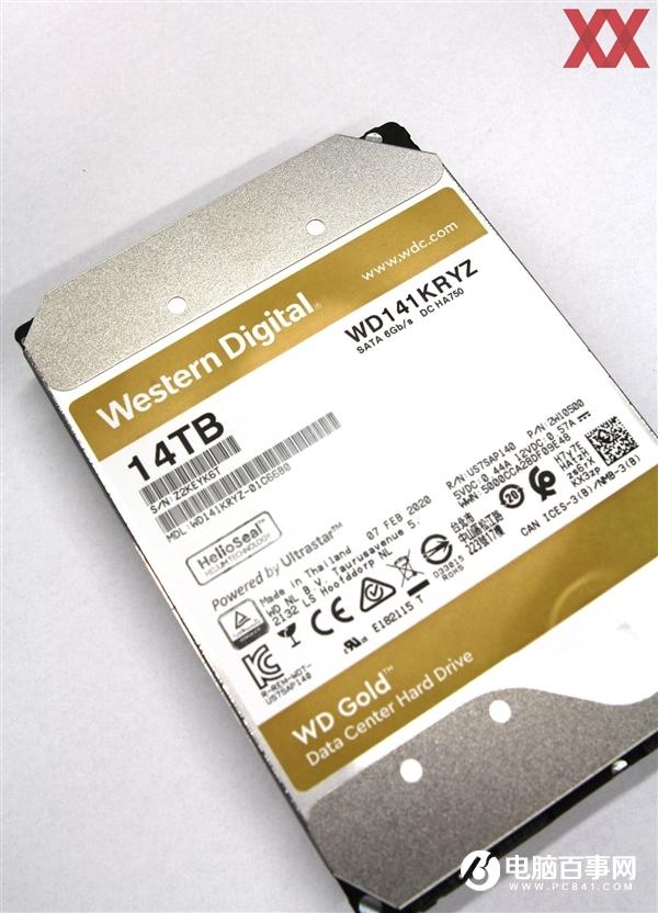 西数Gold 14TB硬盘测试：270MB/s速度 最高功耗28W