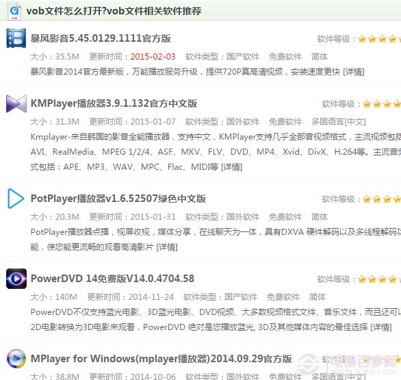 vob是什么文件 vob文件如何打开?