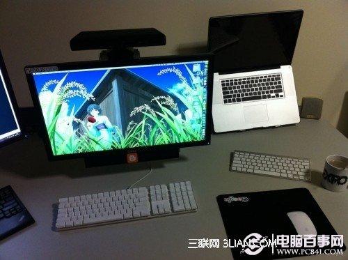 苹果笔记本不合盖状态下外接显示器时关闭自带屏幕的方法