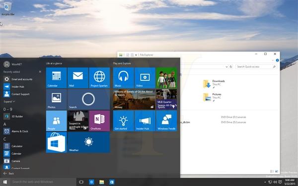【组图】Win10 Build 10125界面图赏