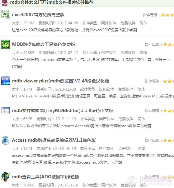 mdb是什么文件 mdb文件如何打开？