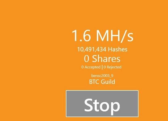 Win8安装比特币挖矿机客户端程序教程