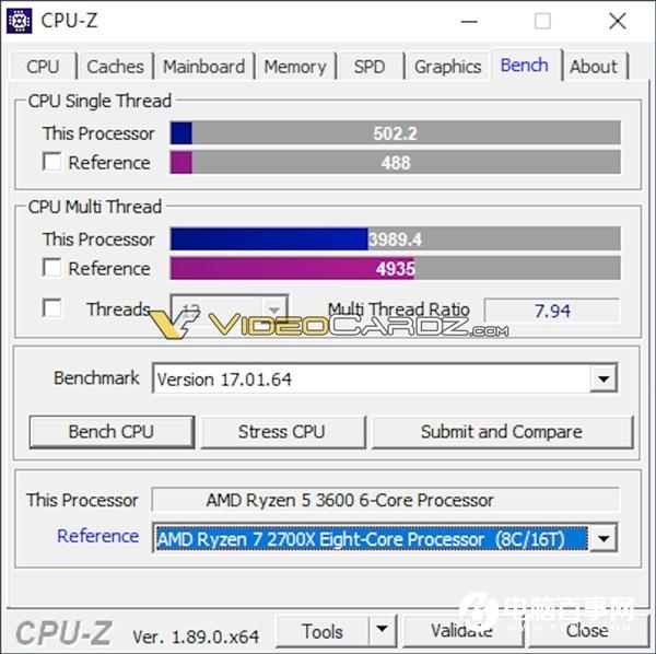 锐龙5 3600性能实测曝光：1599元的它不逊i7-9700K