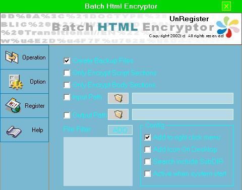Batch Html Encryptor(网页加密工具)