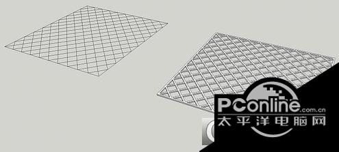 sketchup线转方柱插件(LinesToColumns)截图