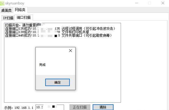 skyruanboy(网络扫描工具)截图