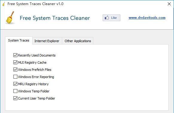Free System Traces Cleaner(系统隐私清理工具)