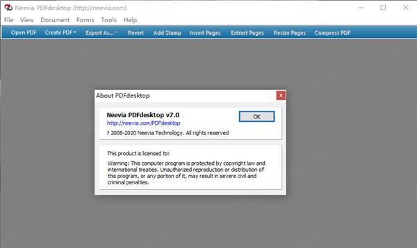 Neevia PDFdesktop(PDF文件编辑软件)截图