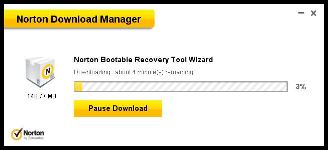 诺顿系统启动修复(Norton Bootable Recovery Tool)截图