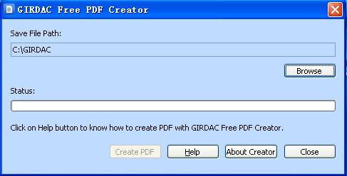 GIRDAC Free PDF Creator截图