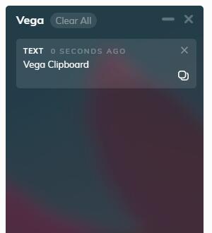 Vega Clipboard(剪贴板监控和查看软件)截图
