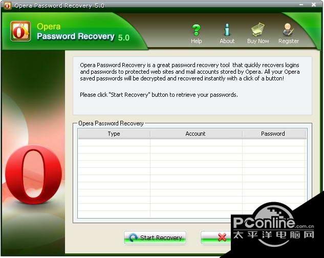 Opera Password截图