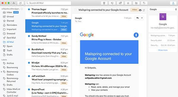 Mailspring 1.5.7截图