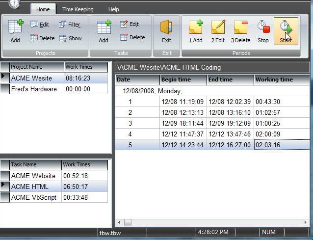 TimeBillingWindow 2.0.14截图