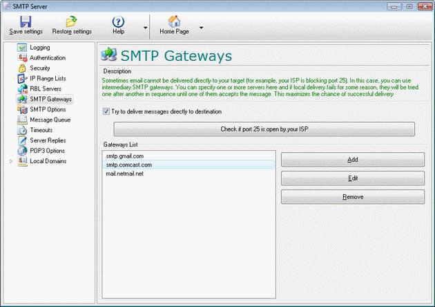Local SMTP Server Pro 5.26截图