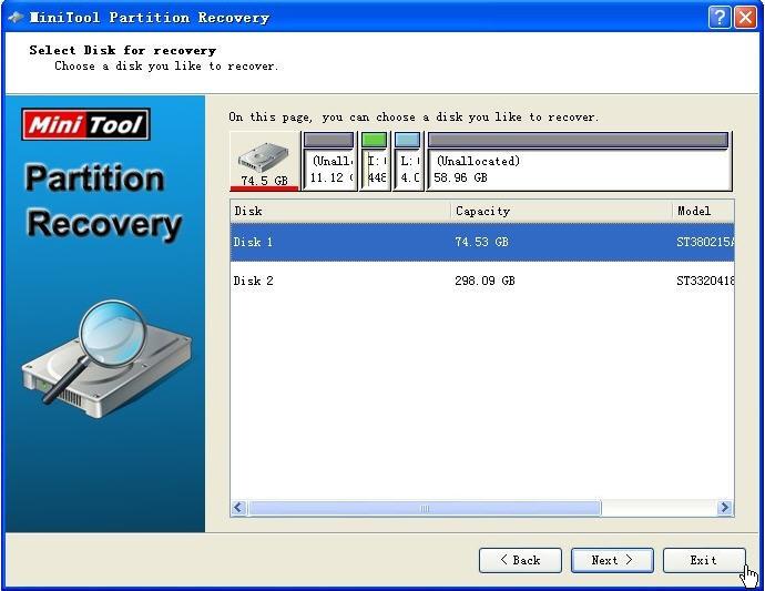 MiniTool Partition Recovery(分区恢复工具)截图