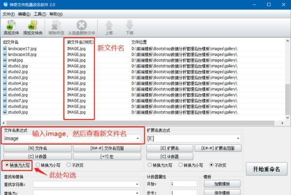 神奇文件批量改名软件截图