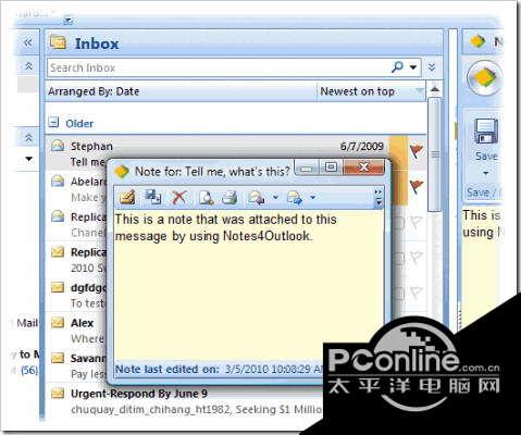 Notes4Outlook 1.0 Build截图
