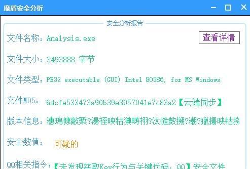 魔盾安全分析截图