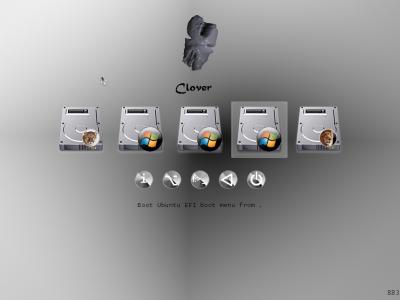 Clover EFI bootloader四叶草截图
