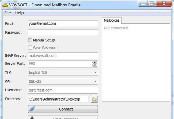 Vovsoft Download Mailbox Emails(邮件下载工具)