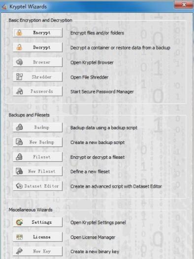 Kryptel Wizard(windows加密工具)截图