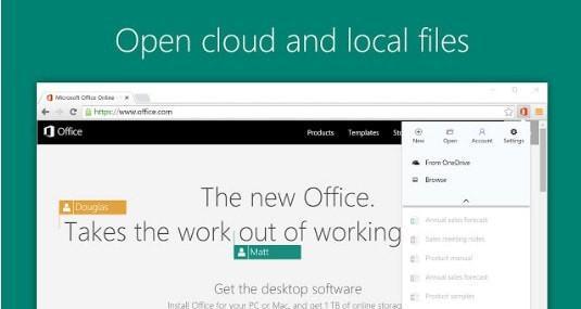 office online chrome插件截图