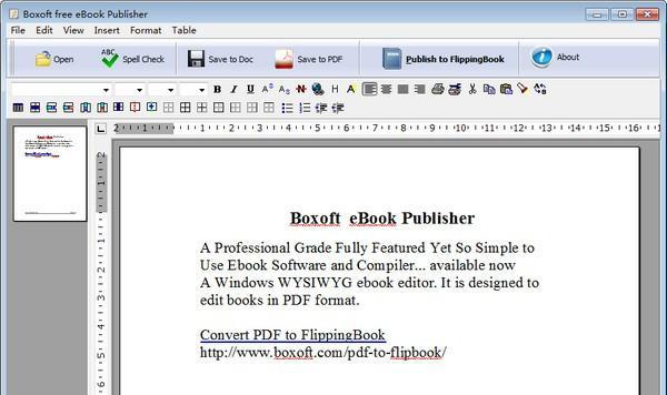 Boxoft Free eBook Publisher(电子书出版软件)