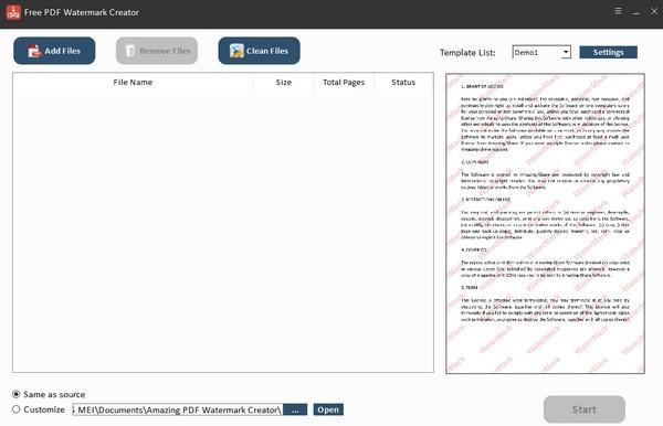 PDF Watermark Creator(PDF水印添加工具)