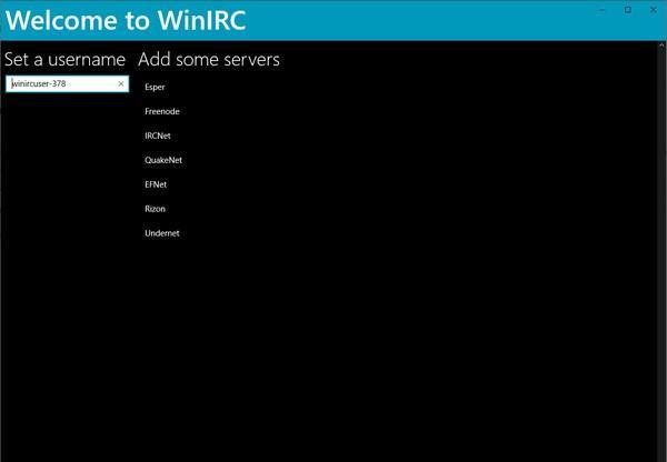 WinIRC(网络通信聊天软件)