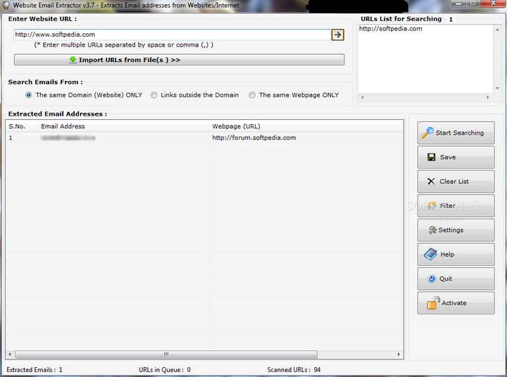 Website Email Extractor 3.8截图