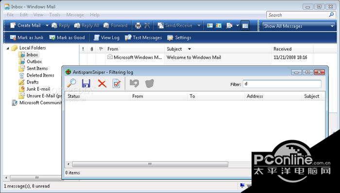AntispamSniper for Windows Mail 3.2.6.1截图