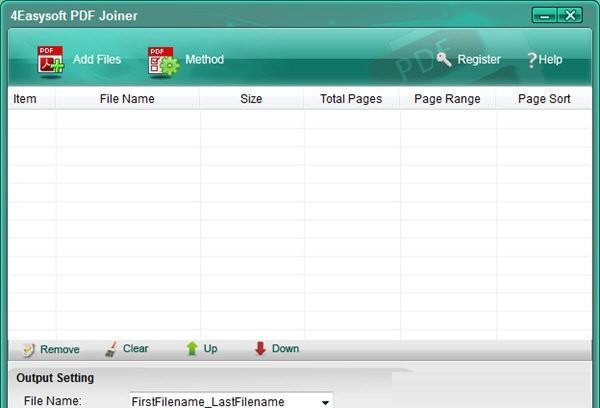 4Easysoft PDF Joiner(PDF合并软件)截图