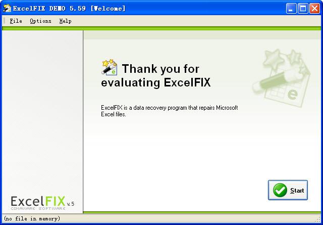 excel文件修复工具(ExcelFIX) 5.89 特别版 excel文件修复工具(ExcelFIX)