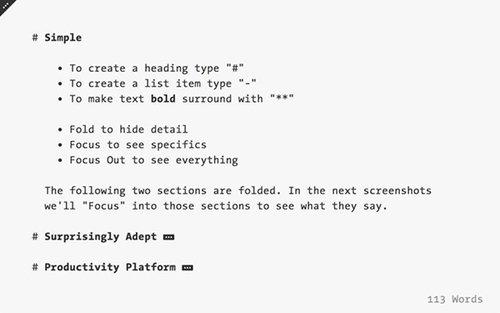 FoldingText for Mac 2.2 正式版 FoldingText for Mac