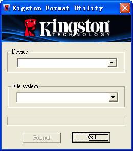 金士顿专用格式化工具(Kingston Format Utility)截图