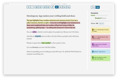 Hemingway Editor Mac版 3.0.3 正式版 Hemingway Editor Mac版