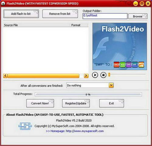 Flash2Video 6.6 最新版 Flash2Video