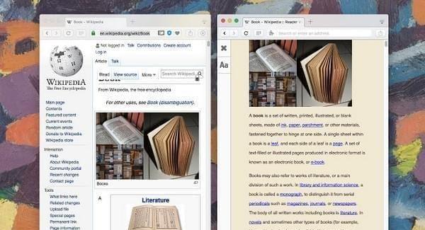 Reader View(阅读模式插件)截图
