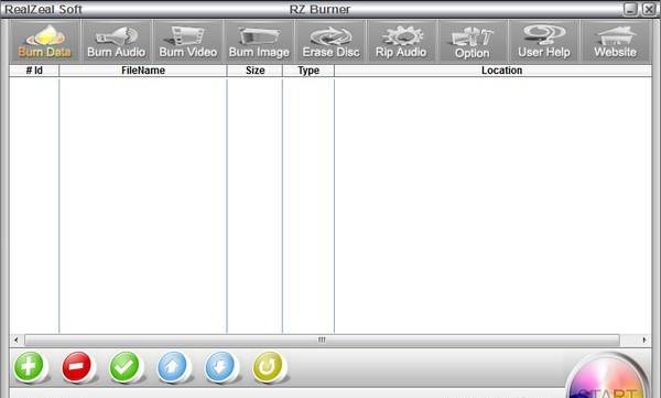 RZ Free DVD Burner(光盘刻录工具)截图