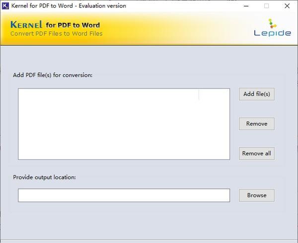 kernel pdf to word(PDF转word工具)