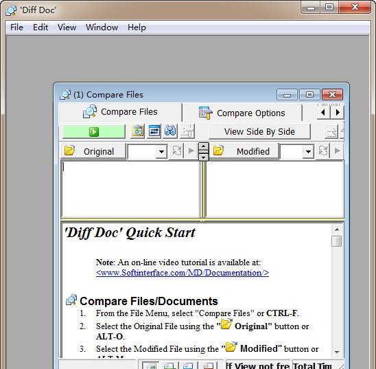 SoftInterface Diff Doc(文件修复工具)截图
